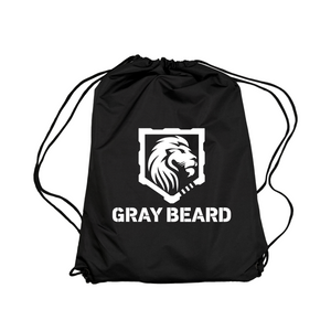 Gray Beard Drawstring Bags #8198 A