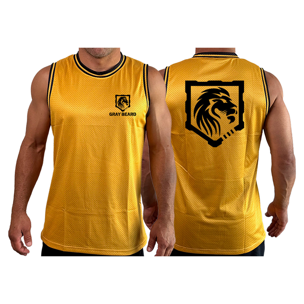 Gray Beard Basketball Jerseys #8198 A