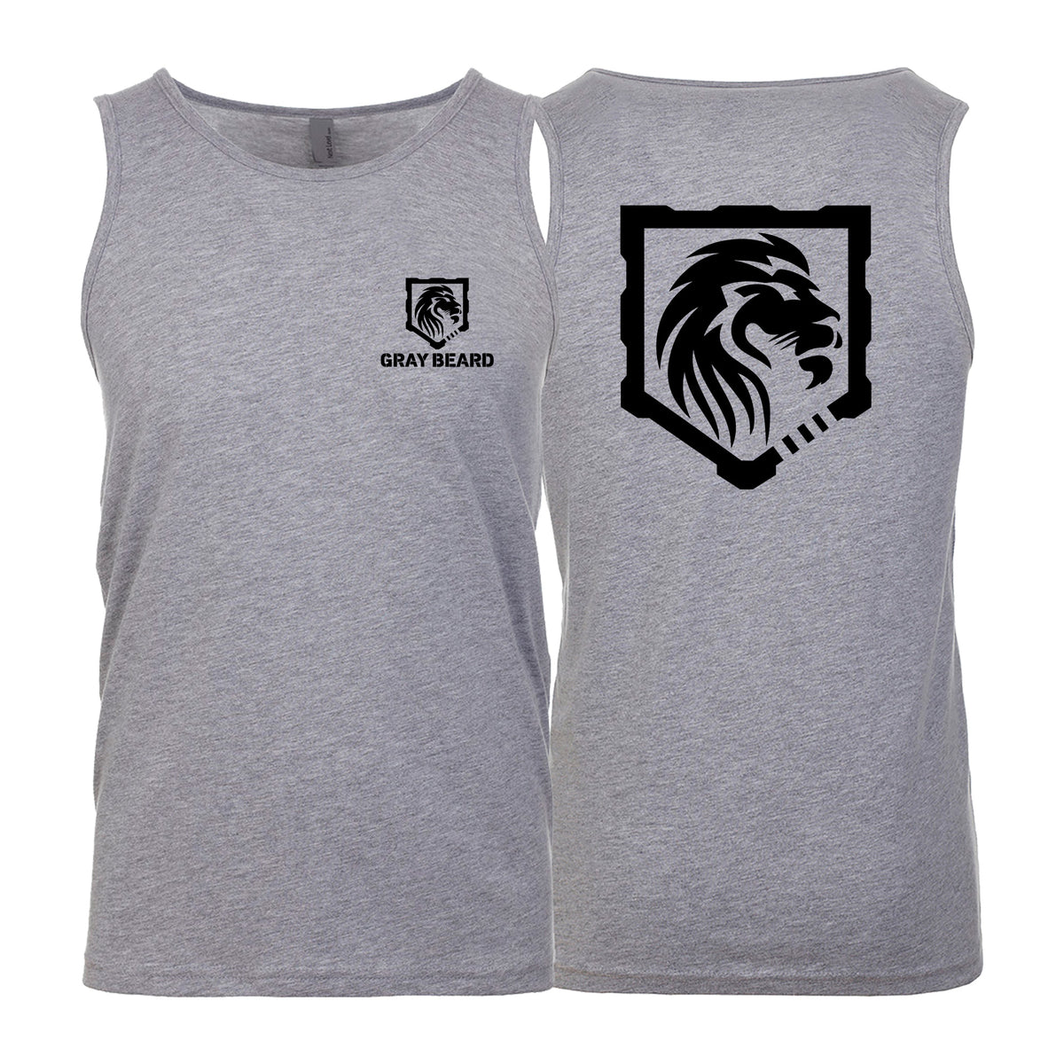 Gray Beard Next Level Tank Tops #8198 A