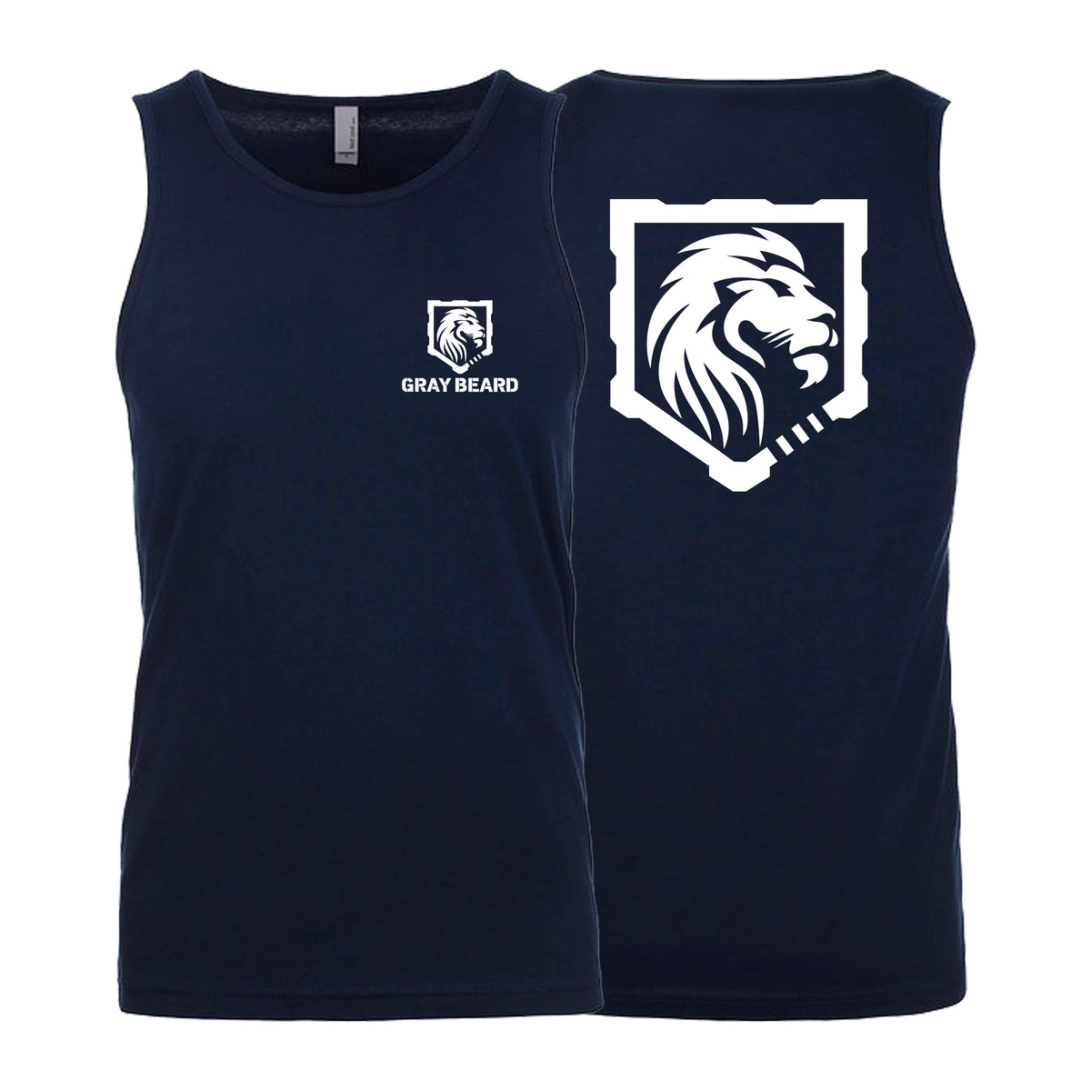 Gray Beard Next Level Tank Tops #8198 A