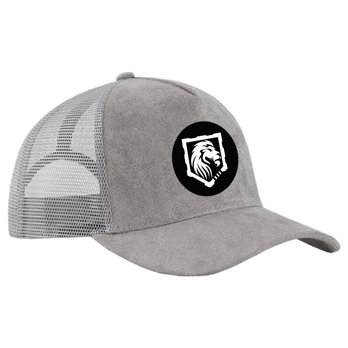 Gray Beard Suede Trucker Hat #8198 A
