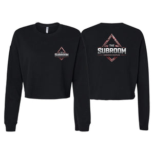 Subroom Academy Women's Cropped Crewneck Sweatshirt #8199 A