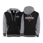 Subroom Academy Varsity Zip-Up Hoodies #8199 B