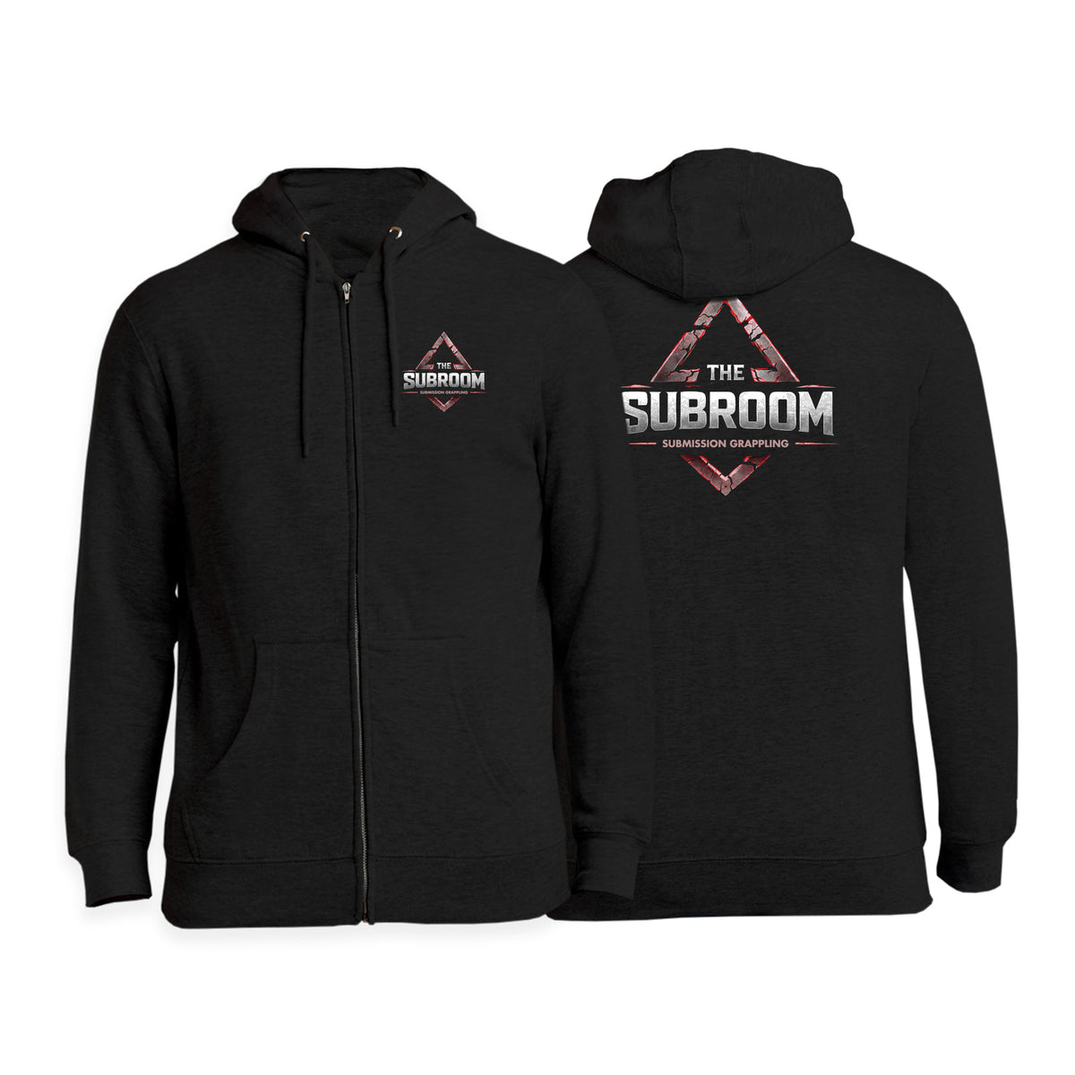 Subroom Academy Zip-Up Hoodies #8199 B