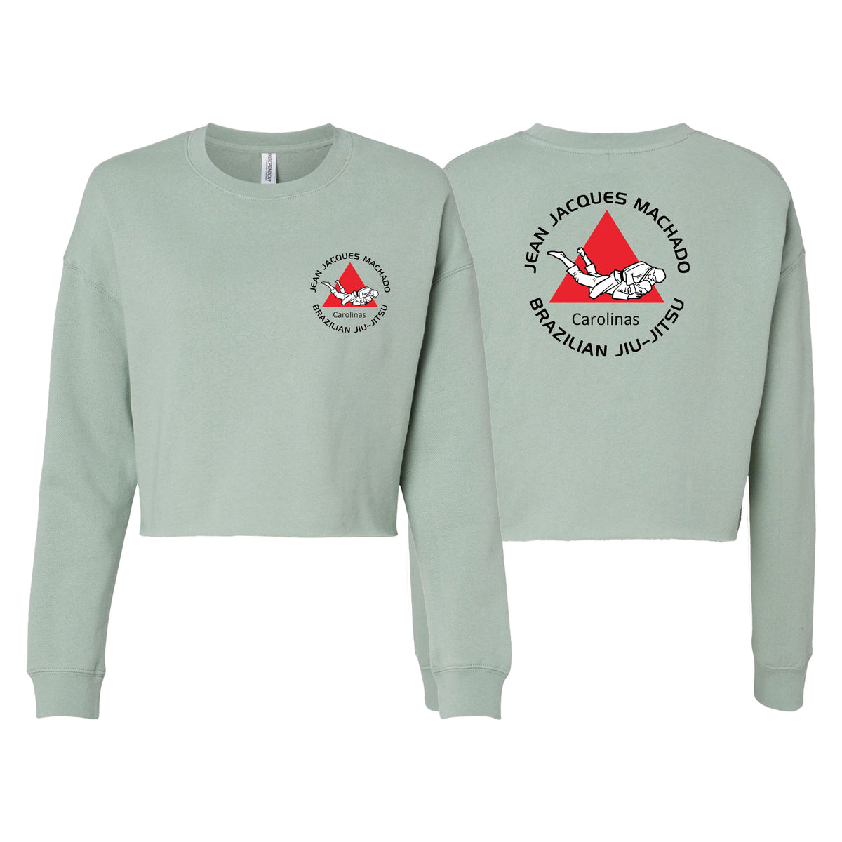 Carolina Family Jiu Jitsu Women's Cropped Crewneck Sweatshirt #8200 A