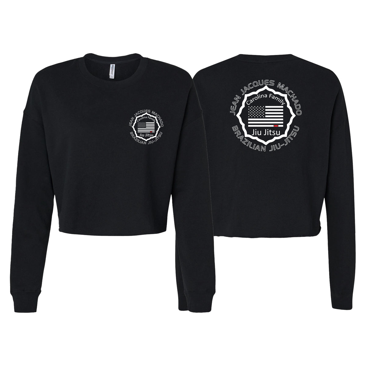 Carolina Family Jiu Jitsu Women's Cropped Crewneck Sweatshirt #8200 D
