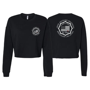 Carolina Family Jiu Jitsu Women's Cropped Crewneck Sweatshirt #8200 D