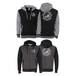 Carolina Family Jiu Jitsu Varsity Zip-Up Hoodies #8200 D
