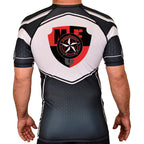 Independent MOAB Academy Rash Guards Black/White #8201 A