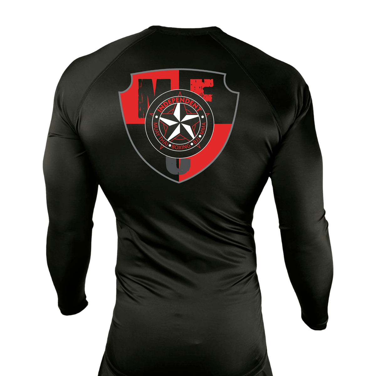 Independent MOAB All Black Rash Guards Long Sleeves #8201 A