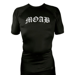 Independent MOAB All Black Rash Guards Short Sleeves #8201 A
