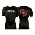 Independent MOAB All Black Rash Guards Short Sleeves #8201 A