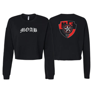 Independent MOAB Women's Cropped Crewneck Sweatshirt #8201 A