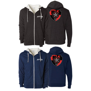 Independent MOAB Sherpa Lined Zip-Up Hoodie #8201 B