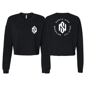 North Side BJJ Women's Cropped Crewneck Sweatshirt #8202 A