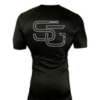 Second Grip Jiu Jitsu All Black Rash Guards Short Sleeves #8203 A