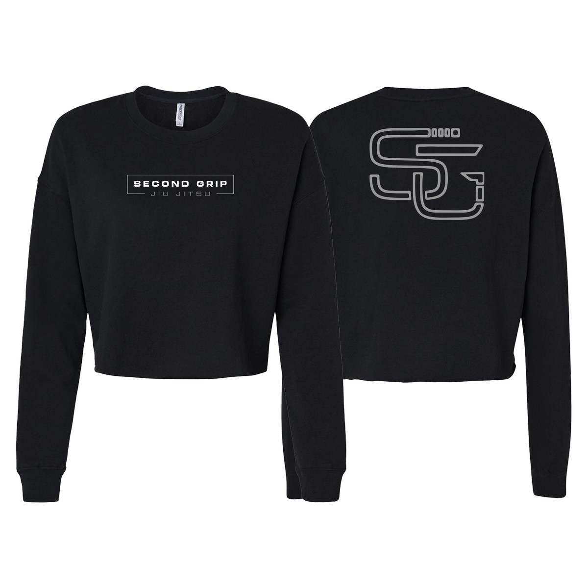 Second Grip Jiu Jitsu Women's Cropped Crewneck Sweatshirt #8203 A