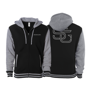 Second Grip Jiu Jitsu Varsity Zip-Up Hoodies #8203 B