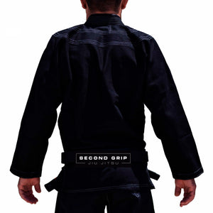 Second Grip Jiu Jitsu Academy Kids Gi - Black #1757 A