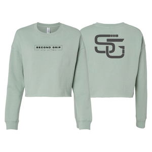 Second Grip Jiu Jitsu Women's Cropped Crewneck Sweatshirt #8203 A