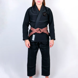 Second Grip Jiu Jitsu Academy Women's Gi - Black #1757 A