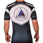 Empire BJJ Academy Rash Guards Black/White #8204 A