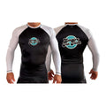 Empire BJJ All Black Ranked Long Sleeve Rash Guards #8204 D