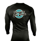 Empire BJJ All Black Rash Guards Long Sleeves #8204 D