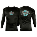 Empire BJJ All Black Rash Guards Long Sleeves #8204 D