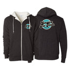 Empire BJJ Sherpa Lined Zip-Up Hoodie #8204 E