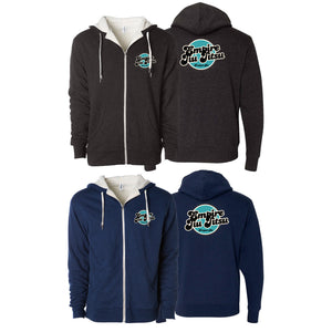 Empire BJJ Sherpa Lined Zip-Up Hoodie #8204 E