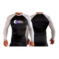 Empire BJJ All Black Ranked Long Sleeve Rash Guards #8204 H
