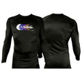 Empire BJJ All Black Rash Guards Long Sleeves #8204 H