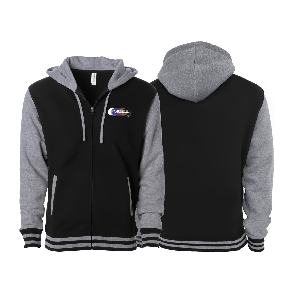 Empire BJJ Varsity Zip-Up Hoodies #8204 I