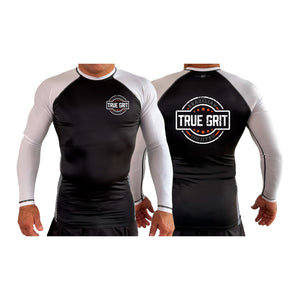 True Grit JJ All Black Ranked Long Sleeve Rash Guards #8205 A
