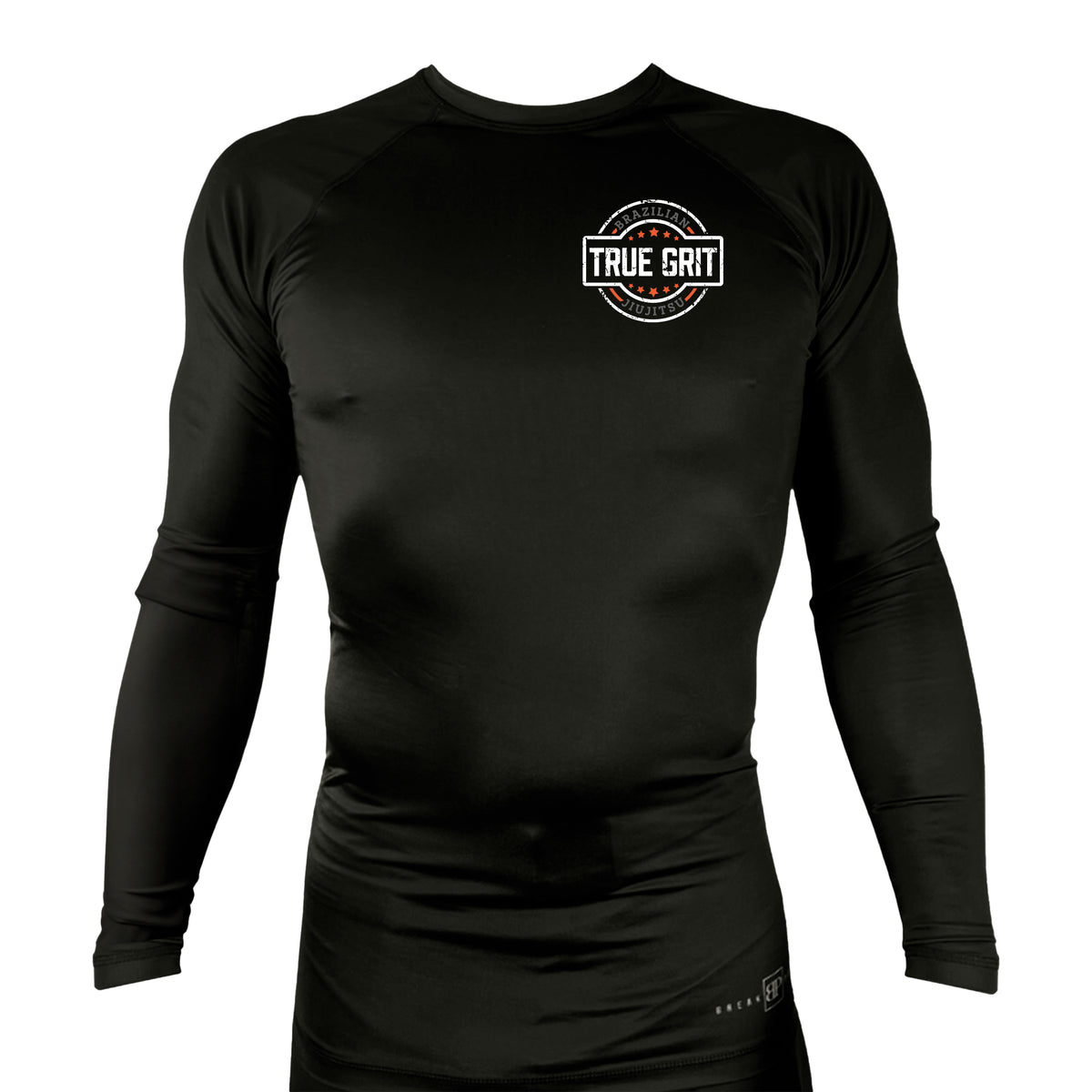 True Grit JJ All Black Rash Guards Long Sleeves #8205 A