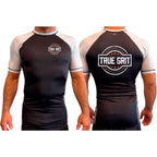 True Grit JJ All Black Ranked Short Sleeve Rash Guards #8205 A