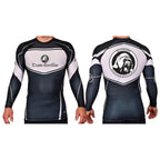 Illinois Brazilian Jiu Jitsu Academy Rash Guards Black/White #8208 A