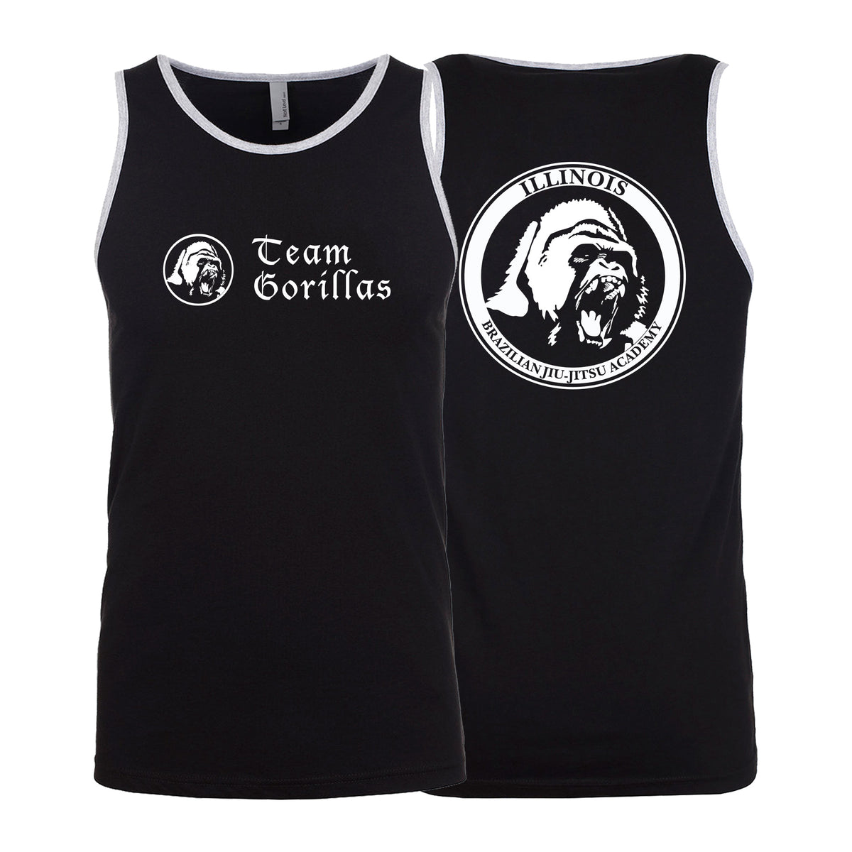 Illinois Brazilian Jiu Jitsu Next Level Tank Tops #8208 A