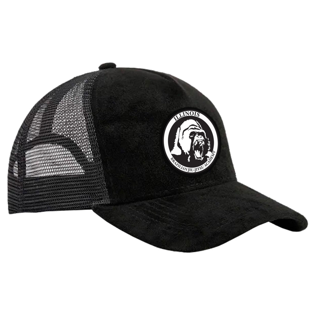 Illinois Brazilian Jiu Jitsu Suede Trucker Hat #8208 A