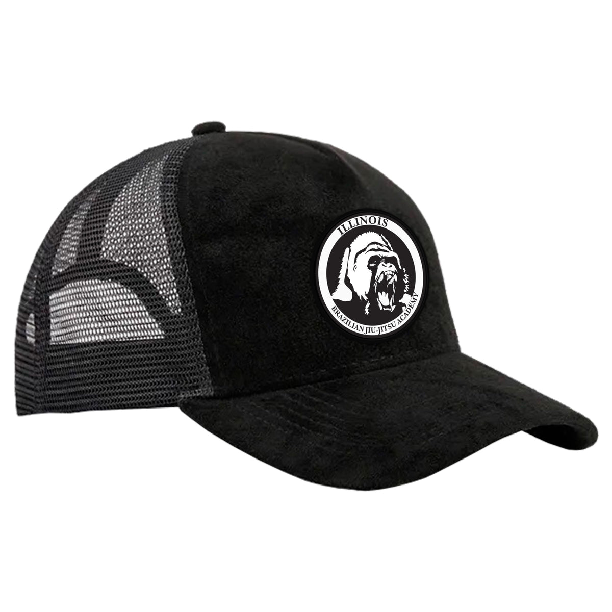 Illinois Brazilian Jiu Jitsu Suede Trucker Hat #8208 A