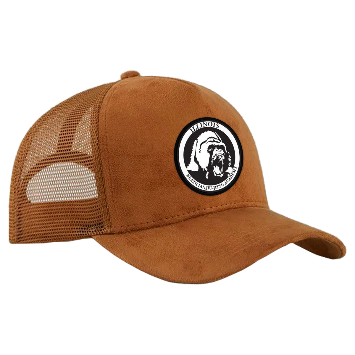 Illinois Brazilian Jiu Jitsu Suede Trucker Hat #8208 A