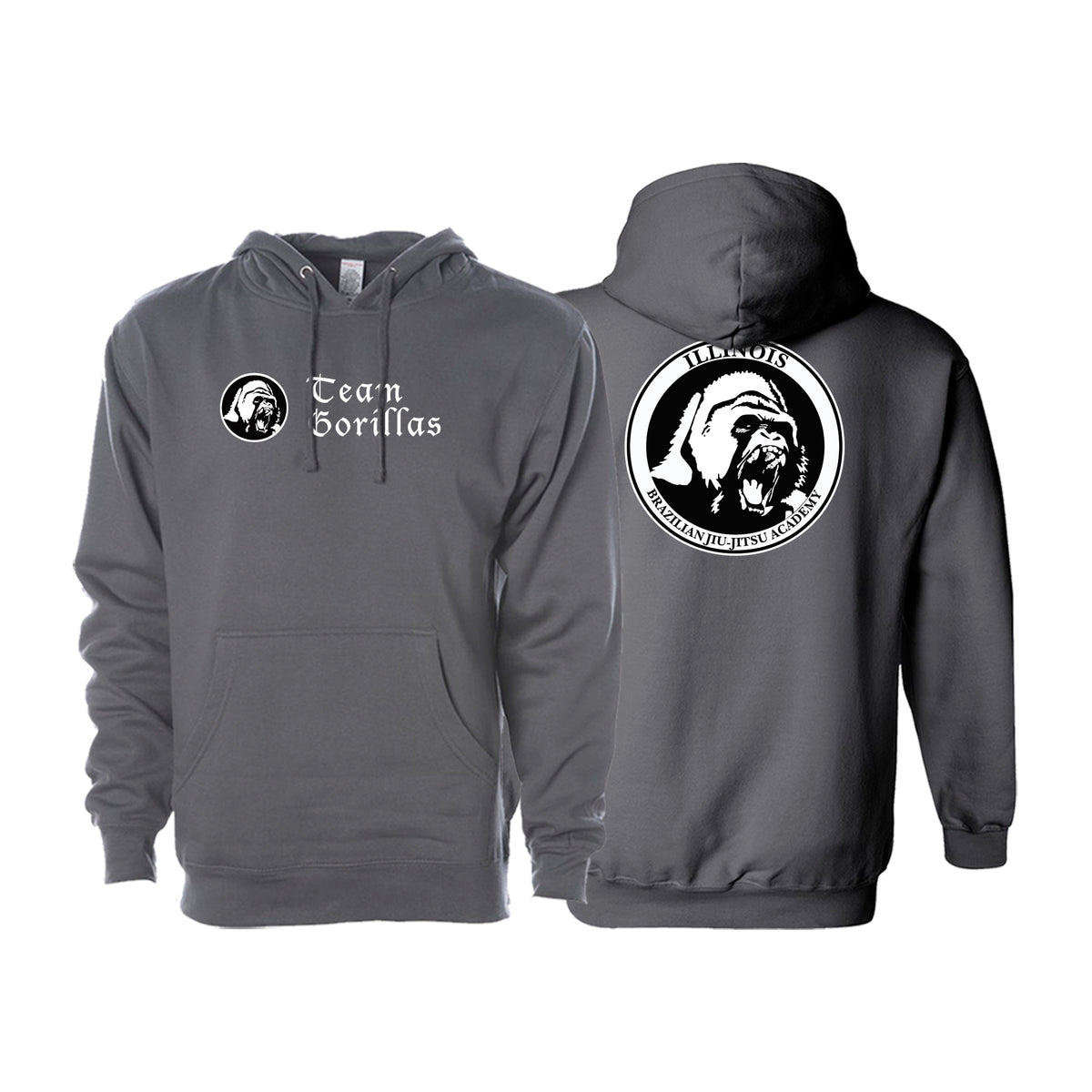 Illinois Brazilian Jiu Jitsu Academy Sweater Hoodie #8208 A
