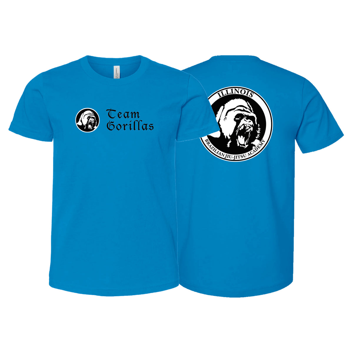 Illinois Brazilian Jiu Jitsu Kids Shirts #8208 A