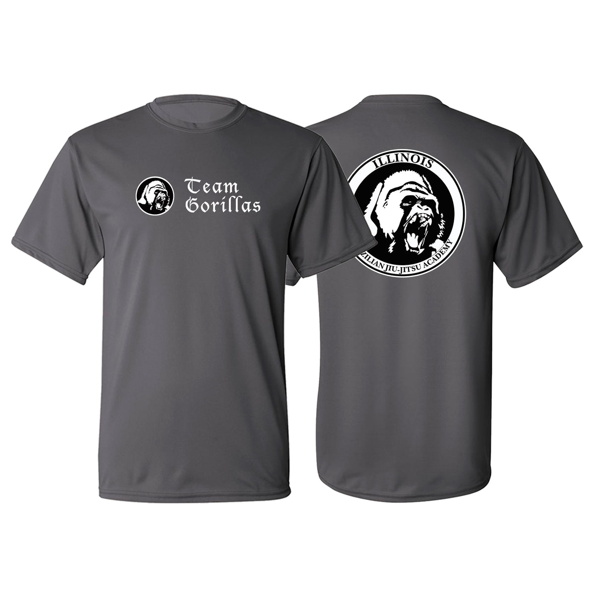Illinois Brazilian Jiu Jitsu Dry Fit Shirts #8208 A