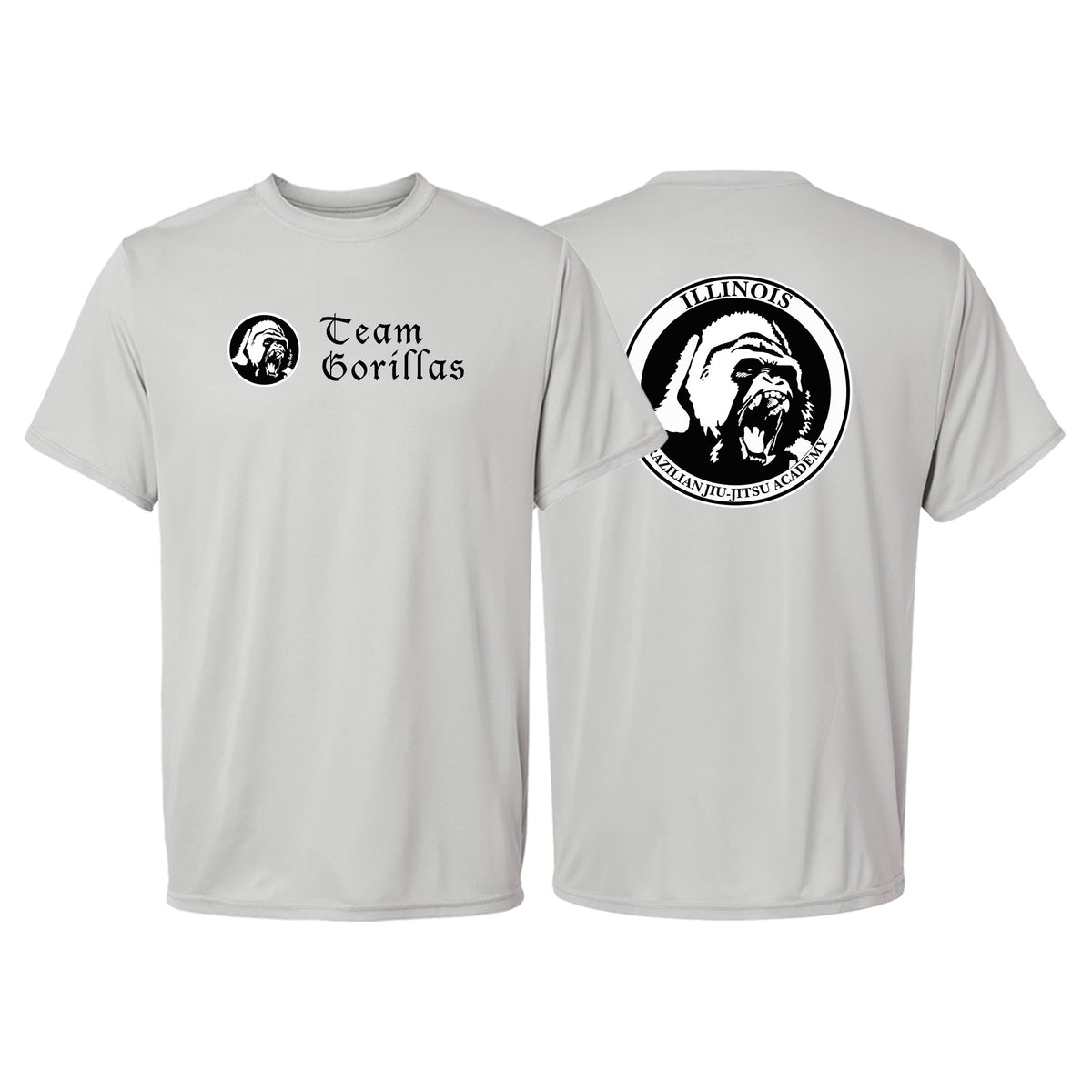 Illinois Brazilian Jiu Jitsu Dry Fit Shirts #8208 A