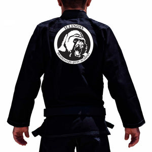 Illinois Brazilian Jiu Jitsu Academy Kids Gi - Black #723 A