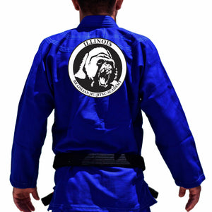 Illinois Brazilian Jiu Jitsu Academy Kids Gi - Blue #723 A