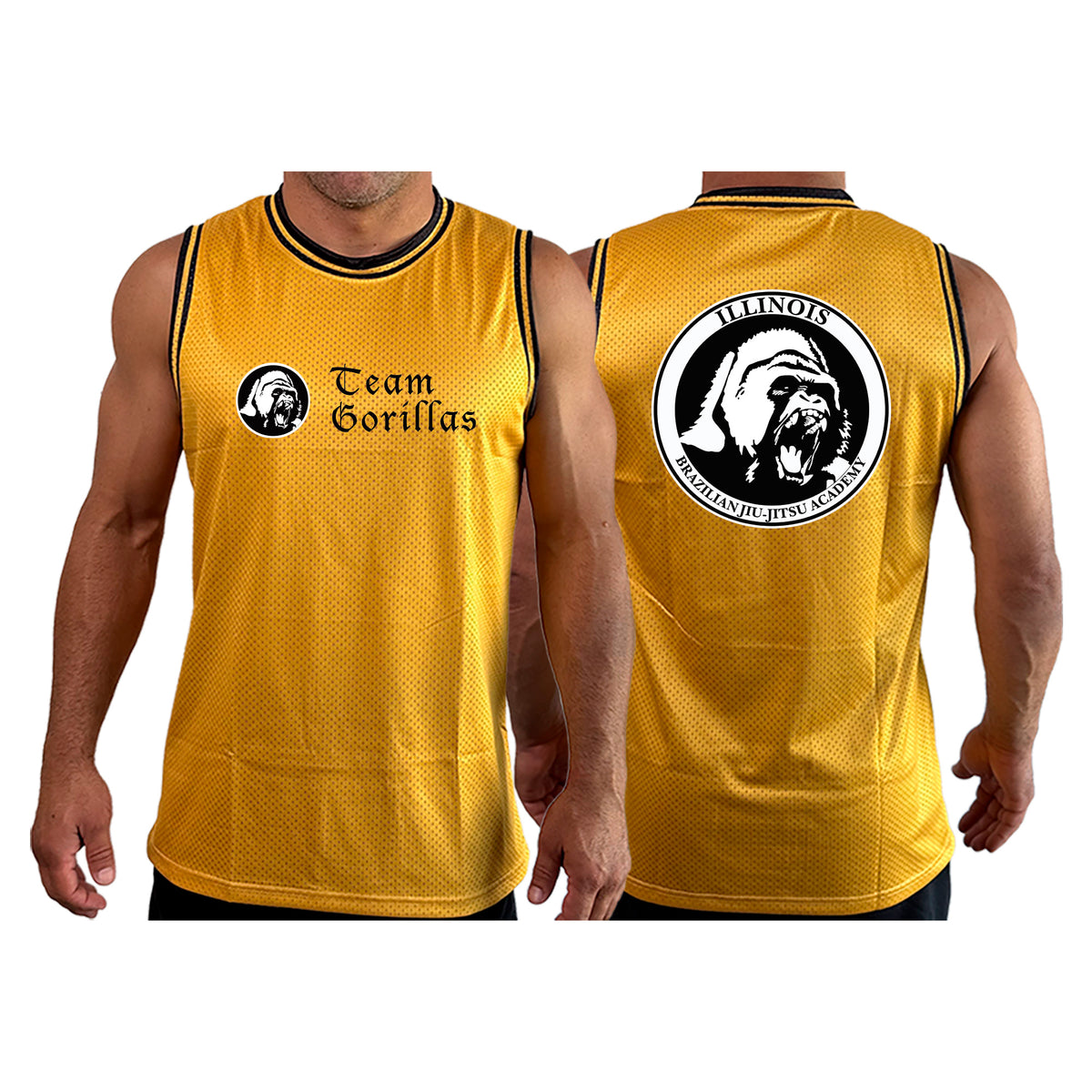 Illinois Brazilian Jiu Jitsu Basketball Jerseys #8208 A