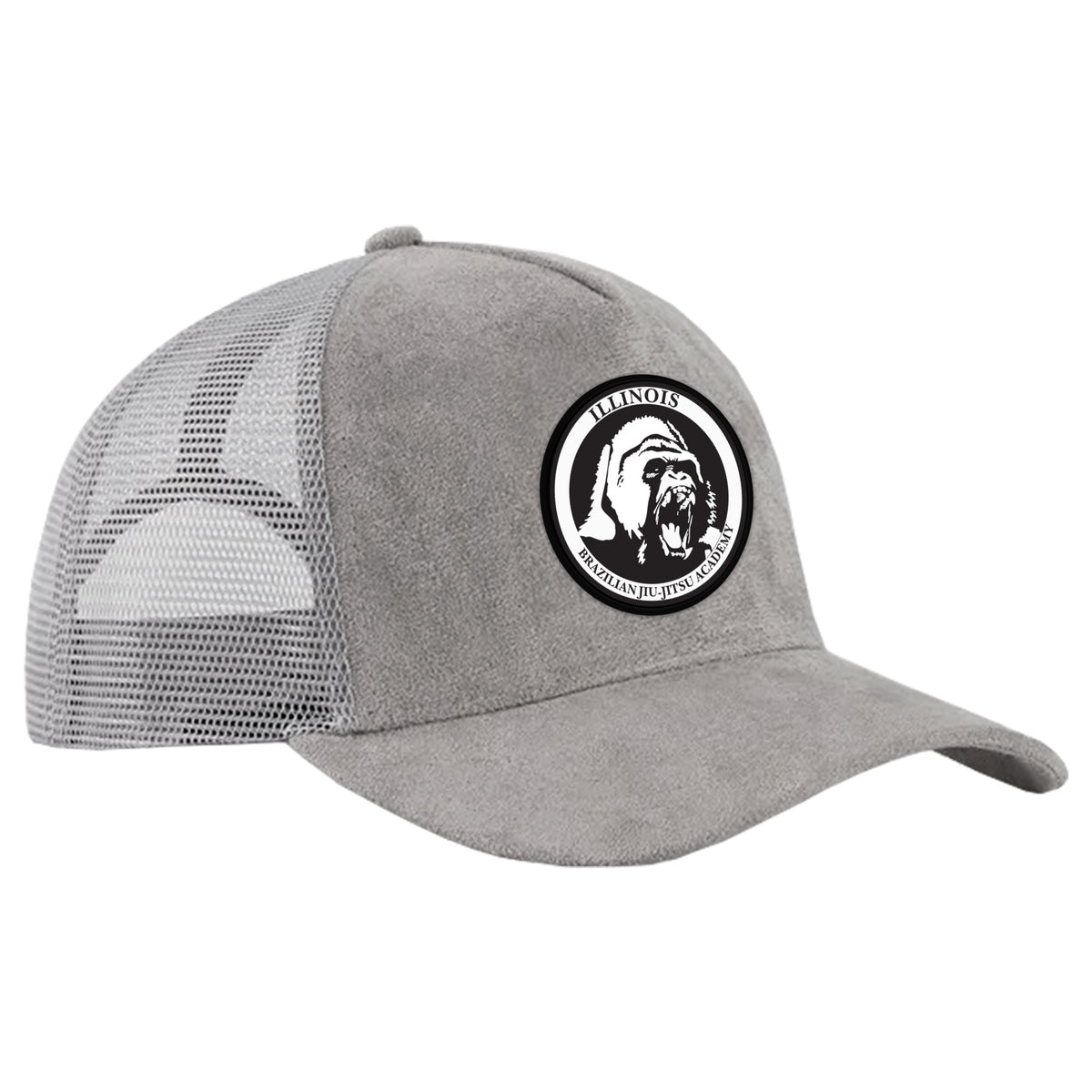 Illinois Brazilian Jiu Jitsu Suede Trucker Hat #8208 A